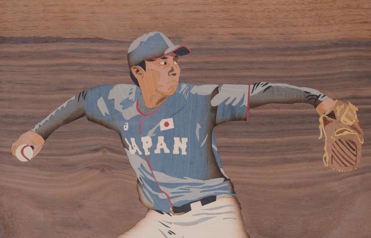 Exposition de marqueterie sur le thème des J.O. de Tokyo