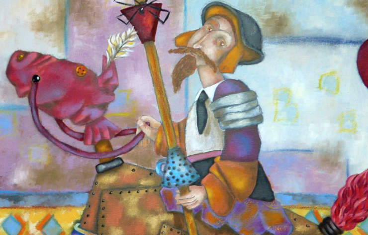 Peinture de Willy Charps au Musée du bois de Revel