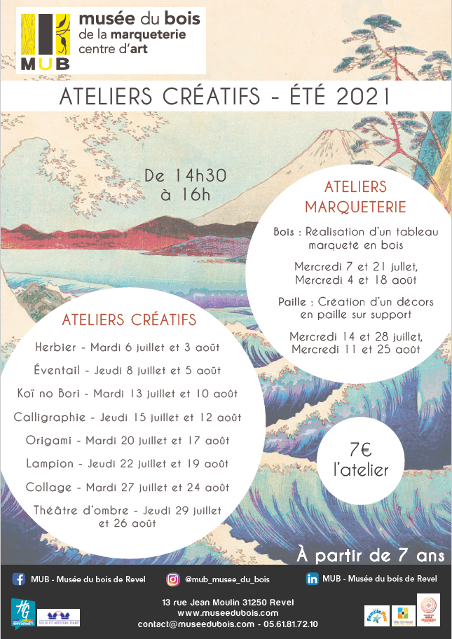 flyer ateliers été 2021